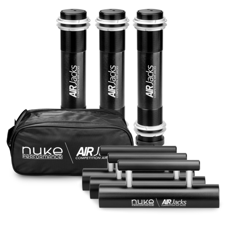 Air Jack 60 C 3pc Set, with PTFE hose kit and Petcock ball valve Nuke Performance in the group Exterior / Motorsport at DDESIGN Scandinavia AB (nuke-580-03-203)