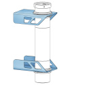 Mounting steel bracket for Air Jack 60C Nuke Performance