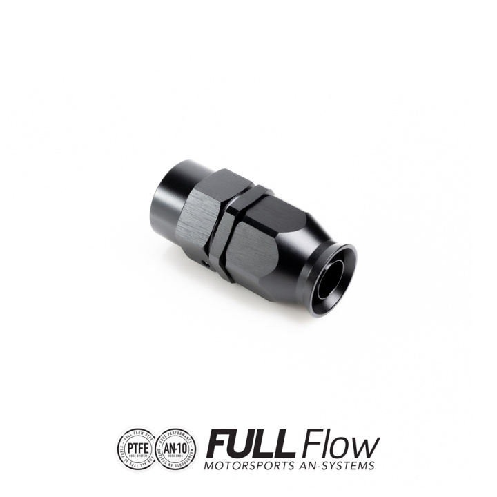 Full Flow PTFE Hose End Fitting Straight AN-10 Nuke Performance in the group Tuning / AN-Couplings / AN Hose Ends / AN Hose Ends PTFE at DDESIGN Scandinavia AB (nuke-810-01-110)