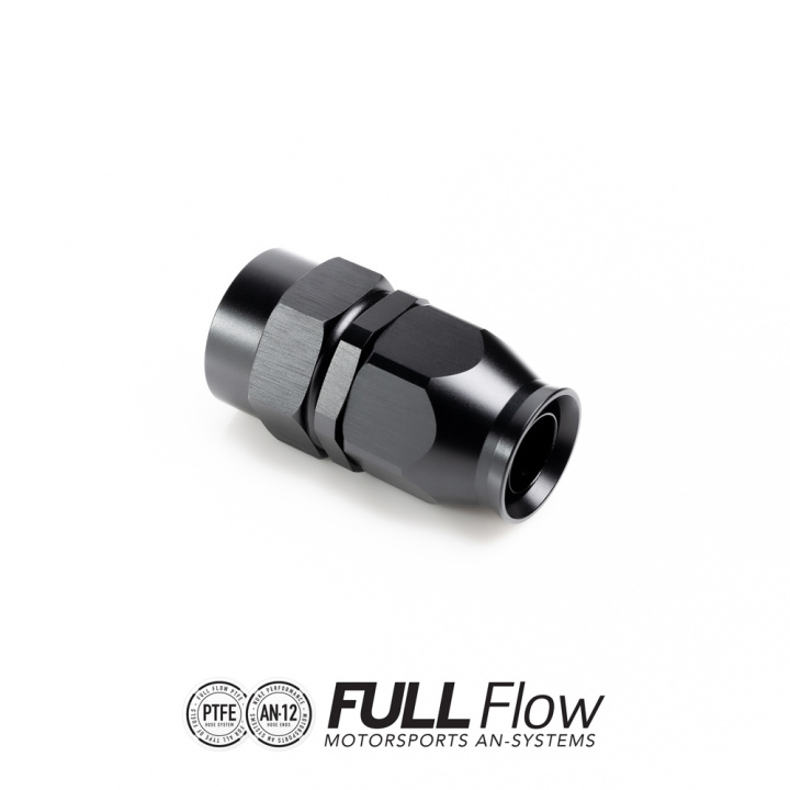 Full Flow PTFE Hose End Fitting Straight AN-12 Nuke Performance in the group Tuning / AN-Couplings / AN Hose Ends / AN Hose Ends PTFE at DDESIGN Scandinavia AB (nuke-810-01-112)
