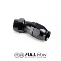 Full Flow PTFE Hose End Fitting 30 Degree AN-12 Nuke Performance