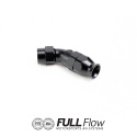 Full Flow PTFE Hose End Fitting 45 Degree AN-6 Nuke Performance