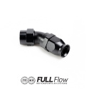 Full Flow PTFE Hose End Fitting 45 Degree AN-10 Nuke Performance