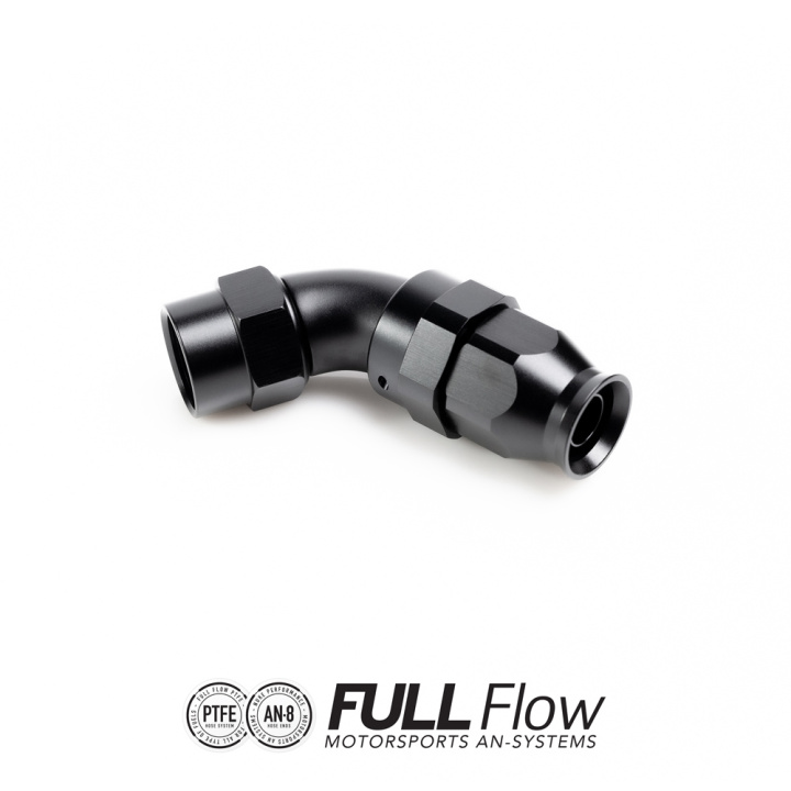 Full Flow PTFE Hose End Fitting 60 Degree AN-8 Nuke Performance in the group Tuning / AN-Couplings / AN Hose Ends / AN Hose Ends PTFE at DDESIGN Scandinavia AB (nuke-810-06-108)