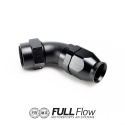 Full Flow PTFE Hose End Fitting 60 Degree AN-12 Nuke Performance