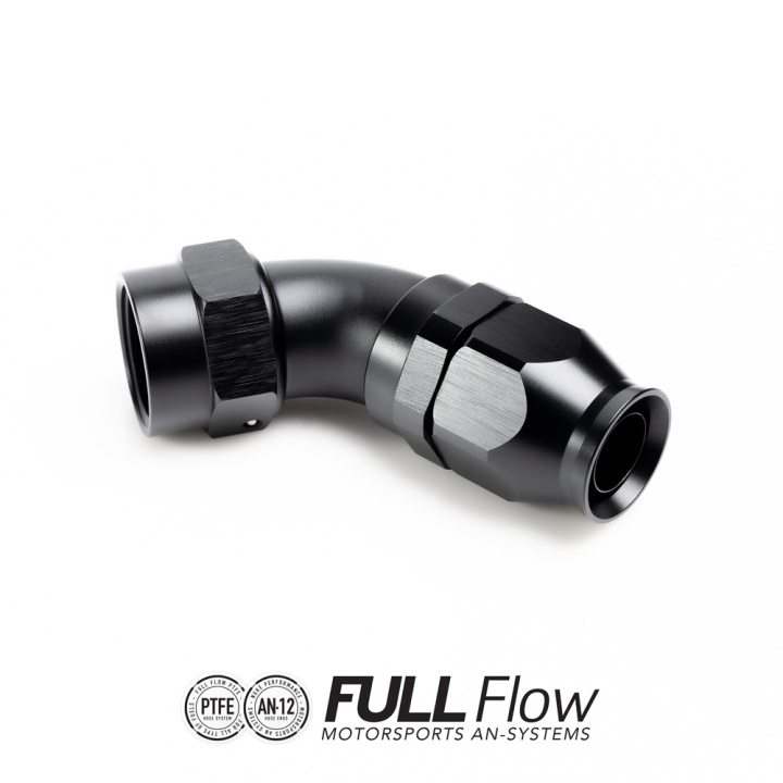 Full Flow PTFE Hose End Fitting 60 Degree AN-12 Nuke Performance in the group Tuning / AN-Couplings / AN Hose Ends / AN Hose Ends PTFE at DDESIGN Scandinavia AB (nuke-810-06-112)