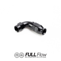 Full Flow PTFE Hose End Fitting 90 Degree AN-6 Nuke Performance
