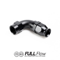 Full Flow PTFE Hose End Fitting 90 Degree AN-10 Nuke Performance