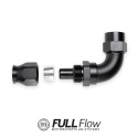 Full Flow PTFE Hose End Fitting 90 Degree AN-10 Nuke Performance