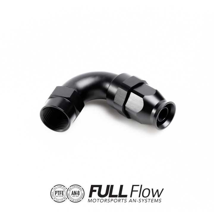Full Flow PTFE Hose End Fitting 120 Degree AN-8 Nuke Performance in the group Tuning / AN-Couplings / AN Hose Ends / AN Hose Ends PTFE at DDESIGN Scandinavia AB (nuke-810-12-108)