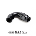 Full Flow PTFE Hose End Fitting 120 Degree AN-10 Nuke Performance