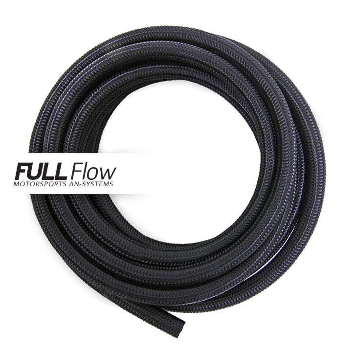 Black Nylon Braided Fuel Hose AN-8, Length 4m Nuke Performance in the group Tuning / AN-Couplings / AN Hoses & Pipes / AN Hoses at DDESIGN Scandinavia AB (nuke-820-01-408)