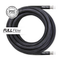 Black Nylon PTFE Braided Fuel Hose AN-8, Length 1m Nuke Performance