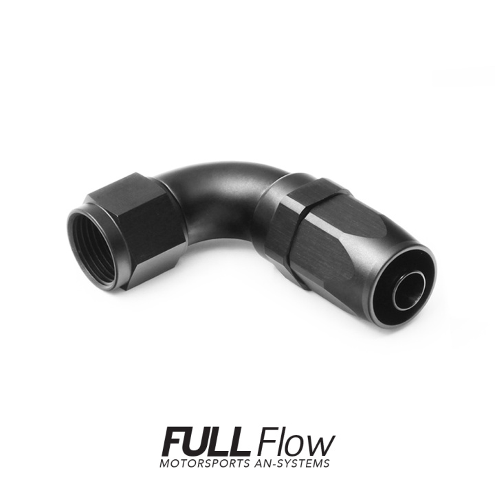Full Flow AN Hose End Fitting 90 Degree AN-6 Nuke Performance in the group Tuning / AN-Couplings / AN Hose Ends / AN Hose Ends Standard at DDESIGN Scandinavia AB (nuke-830-09-106)