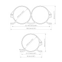 Single Fuel Filter Bracket 55mm Nuke Performance