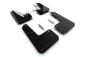 22-26 VW MK8 Golf GTI/R Black Mud Flaps Red Logo Rally Armor