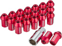 Rays Dura-Nut L42 Straight Type 14x1.50 Lug Nut Set 16 Lug 4 Lock Set - Red