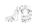 Recaro Profi SPG XL - Velour Black