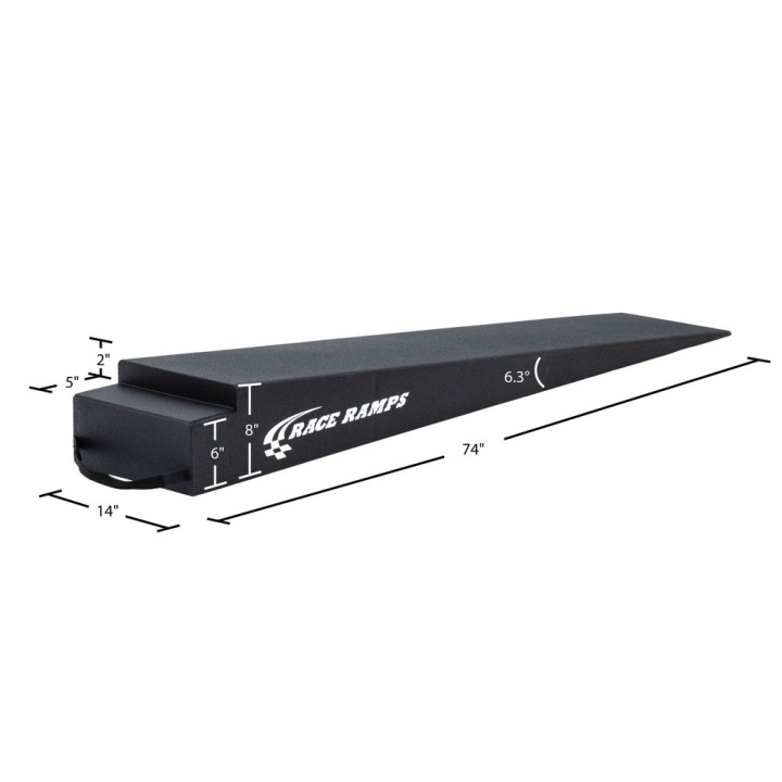 Race Ramps 8in. Extra Long Trailer Ramp - 6.3 Degree Approach Angle in the group Universal products / Motorsport products / Tools & Accessories / Ramps & Straps at DDESIGN Scandinavia AB (rrpRR-TR-8XL)