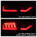 Audi A5 08-12 LED Tail Lights - LED Model Only ( Not Compatible With Incandescent Model ) - Red Clear Spyder Auto