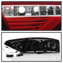 Audi A5 08-12 LED Tail Lights - LED Model Only ( Not Compatible With Incandescent Model ) - Red Clear Spyder Auto
