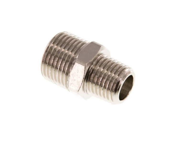 Nipple - 1/4\'\' MNPT x 3/8\'\' MNPT Streetec in the group Universal products / Chassis / Air Suspension / Parts for air suspension / Adapters & Couplings for air suspension at DDESIGN Scandinavia AB (stcfitting_1550)