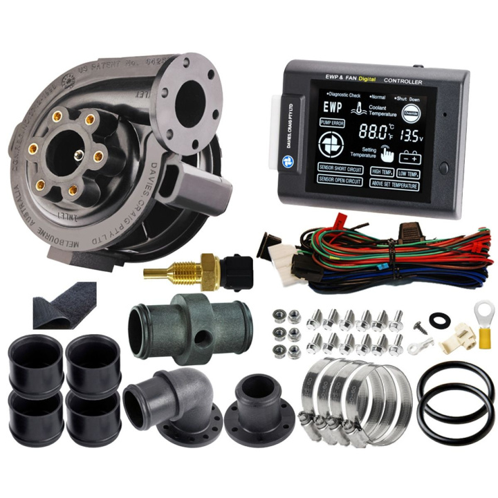 EWP80 12v Water Pump & Digital Controller Alloy 8907 in the group Tuning / Cooling / Cooling system / Water pumps from Davies Craig / Electric Water Pump Kit With Control at DDESIGN Scandinavia AB (t7d8907)