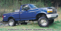 1981-1996 Ford Bronco Lift Kit (No Shocks) - #24815 Tuff Country