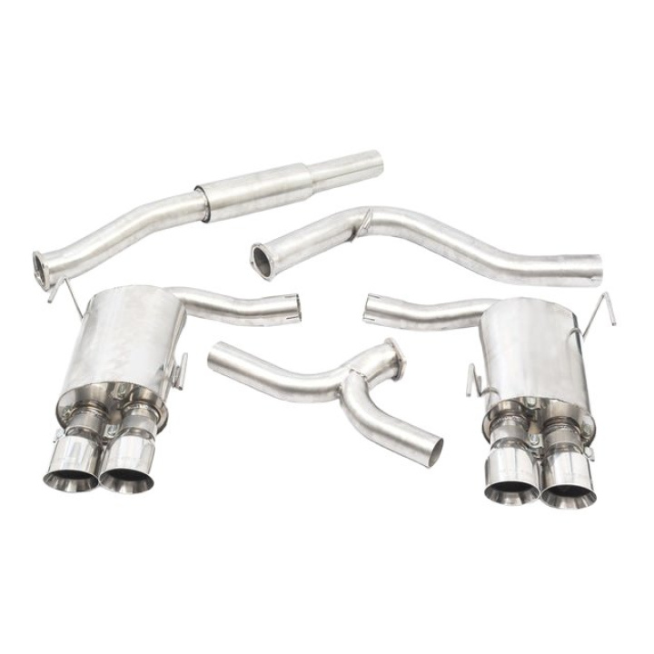 Subaru WRX STI 2.5L 2014-2019 3 Cat-Back Exhaust System Quad Tip Cobra Sport in the group Select car model / Subaru / WRX STI 15-21 / Tuning / Exhaust / Catbacks & Axlebacks at DDESIGN Scandinavia AB (var-COBRA-SU82HTP34)