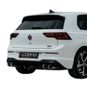 VW Golf R Mk8 2.0 TSI 2021+ Cat/GPF Back Exhaust System Cobra Sport