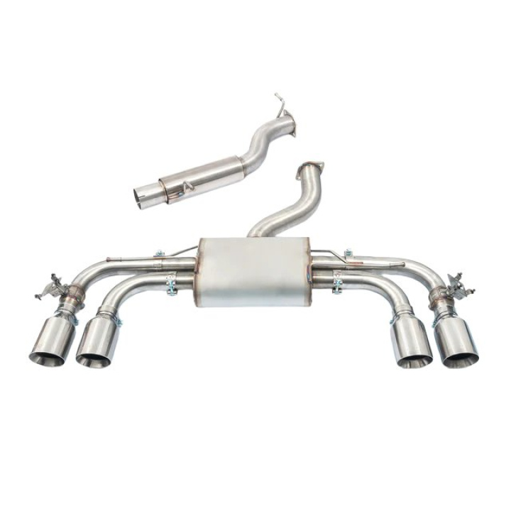 VW Golf R Mk8 2.0 TSI 2021+ Cat/GPF Back Race Exhaust System Cobra Sport in the group Select car model / VW / Golf 8 R 20+ at DDESIGN Scandinavia AB (var-COBRA-VW127TP80)