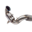 VW Polo GTI (AW) Mk6 2.0 TSI 2019-2021 Sports Cat / De-Cat Front Downpipe (incl PPF delete) (For Cobra Exhaust) Cobra Sport