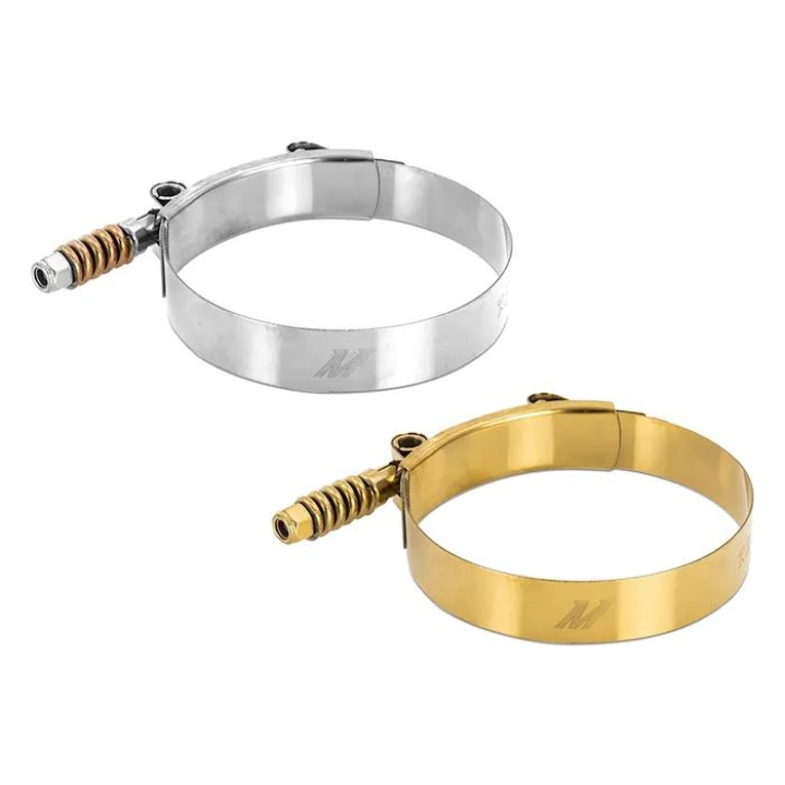 Mishimoto Stainless Steel Constant Tension T-Bolt Clamp Gold / SIlver in the group Tuning / Cooling / Intercooler & Pipes / Clamps for intercooler at DDESIGN Scandinavia AB (var-MMCLAMP-T)