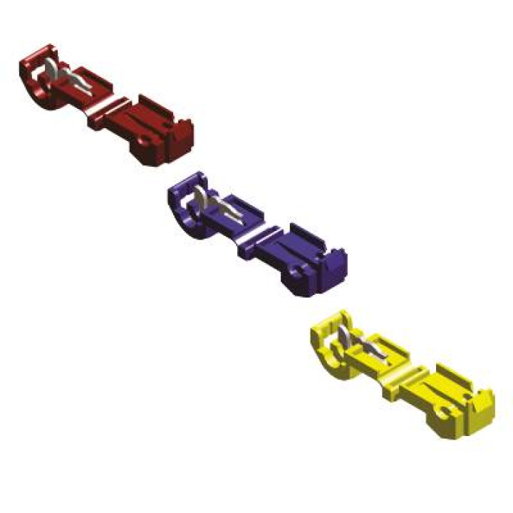 QSP Click-in connector - Nylon insulated (5 pcs) in the group Tuning / Electronics / Cable lugs - Joint sleeves - Flat pins at DDESIGN Scandinavia AB (var-QC3113-15)