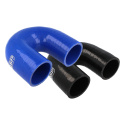 Silicone bend 180° Black / Blue QSP Products