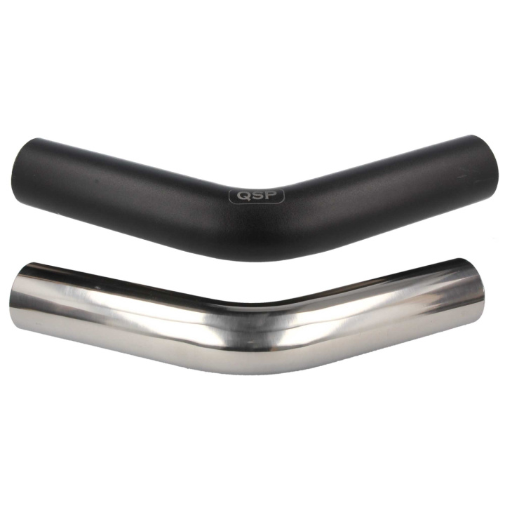 Aluminum 45° bend Black / Silver QSP Products in the group Tuning / Cooling / Intercooler & Pipes / Intercooler & Pipes at DDESIGN Scandinavia AB (var-QHE45A)