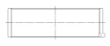6B1569HX BMW M3 E46 S54B32 Con rod bearing set (ACL Race Series) with 0.025mm extra clearance ACL