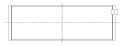 6B1584HX BMW N54 / N55 / S55 Con rod bearing set (ACL Race Series) with 0.025mm extra clearance ACL