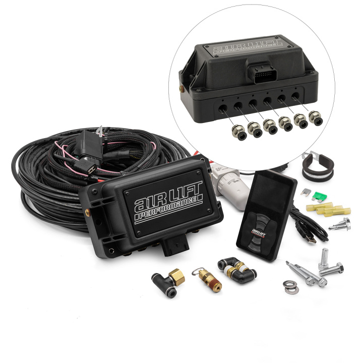 Air Lift Performance 3P (Threaded FNPT Ports) Air Management Kit in the group Universal products / Chassis / Air Suspension / Air Management Kits Air Suspension / Air Management Systems - Air Lift Performance at DDESIGN Scandinavia AB (var-airlift3pgangat)