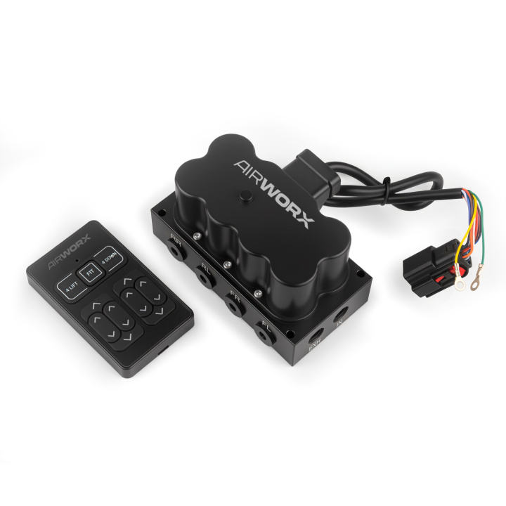 4-way Manual Air Management System Airworx Suspension in the group Universal products / Chassis / Air Suspension / Air Management Kits Air Suspension / Air Management Systems - Airworx Suspension at DDESIGN Scandinavia AB (var-awxmanifold1)