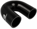 Silicone Hose Black 180degree BahnMeister