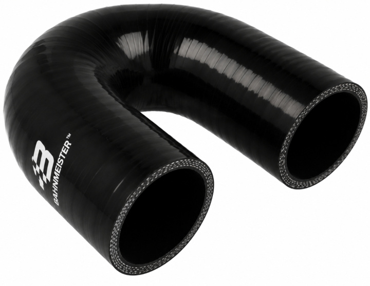 Silicone Hose Black 180degree BahnMeister in the group Tuning / Silicone Hoses & Aluminium Pipes / Silicone hose at DDESIGN Scandinavia AB (var-bhm-sil-180-blk)