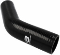 Silicone Hose Black 45degree BahnMeister