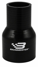 Silicone Hose Black Reducer Straight 127mm Long BahnMeister