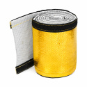 Gold Heat Shield Sleeve Velcro (1 meter per pcs) Bahnmeister