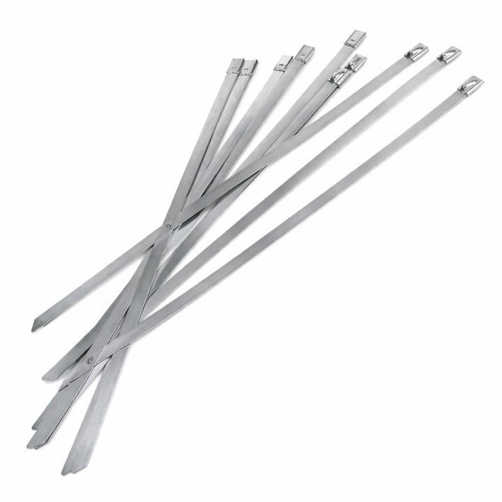 Stainless steel locking ties (10pcs) Bahnmeister in the group Tuning / Thermal insulation & Cable protection / Exhaust bandage & Locking straps at DDESIGN Scandinavia AB (var-bhm10910-20)