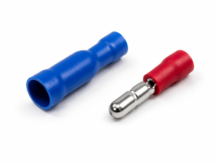Insulated Bullet Terminal (10-Pack) Bahnmeister in the group Tuning / Electronics / Cable lugs - Joint sleeves - Flat pins at DDESIGN Scandinavia AB (var-bhmkabelsko-bullet)