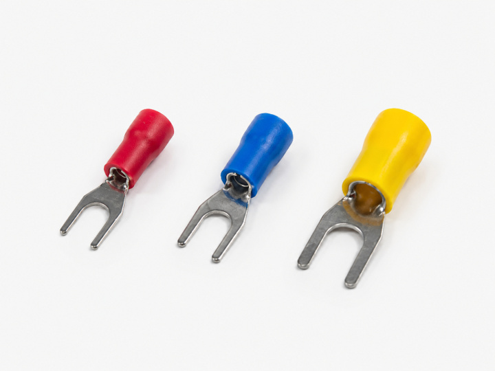 Insulated Fork Terminal (10-Pack) Bahnmeister in the group Tuning / Electronics / Cable lugs - Joint sleeves - Flat pins at DDESIGN Scandinavia AB (var-bhmkabelsko-gaffel)