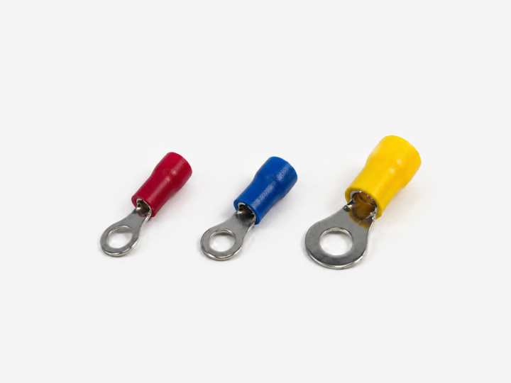 Insulated Ring Terminal (10-Pack) Bahnmeister in the group Tuning / Electronics / Cable lugs - Joint sleeves - Flat pins at DDESIGN Scandinavia AB (var-bhmkabelsko-ring)