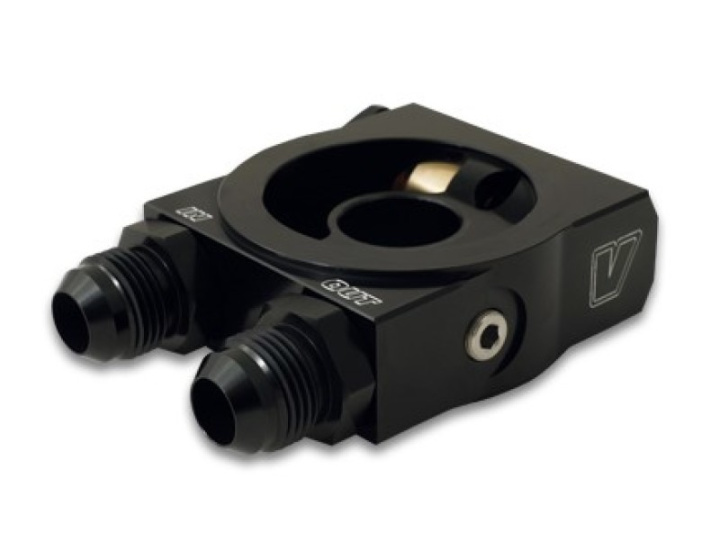 Thermostatic Oil Cooler Sandwich Adapter w/Thermostat Vibrant Performance in the group Tuning / Cooling / Oil system / Oil sandwich & Filter relocation at DDESIGN Scandinavia AB (vib17065)